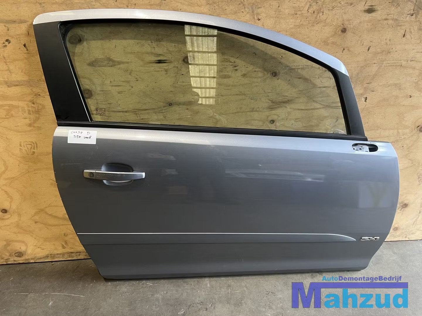 OPEL CORSA D Grijs Z163 rechts deur portier 2005-2014, Gebruikt, Deur, Opel Automobile GmbH, Ophalen of Verzenden