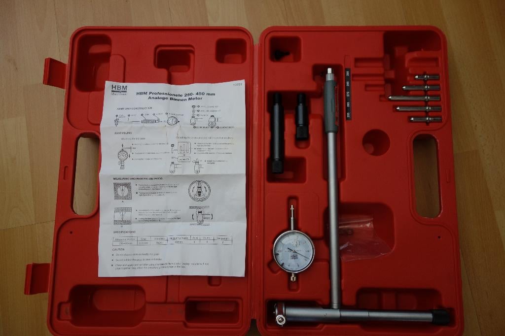 Cilinder meet gereedschap  250-450 mm, Ophalen of Verzenden, Nieuw