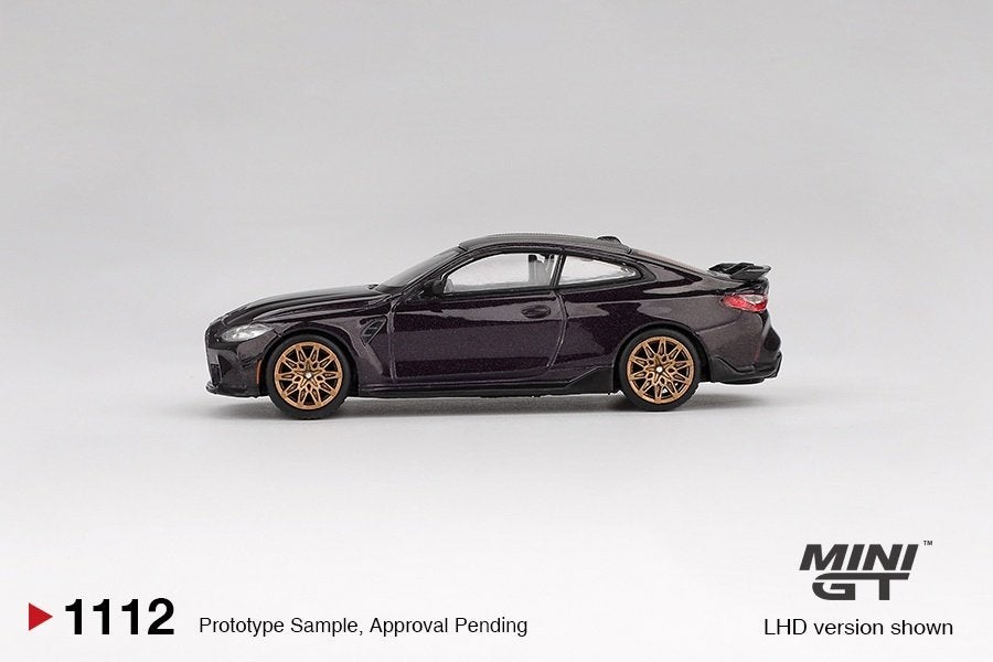 Mini GT BMW M4 M-Performance Daytona Violet, Www.rubensmodelautos.nl, Auto, Nieuw, Ophalen of Verzenden