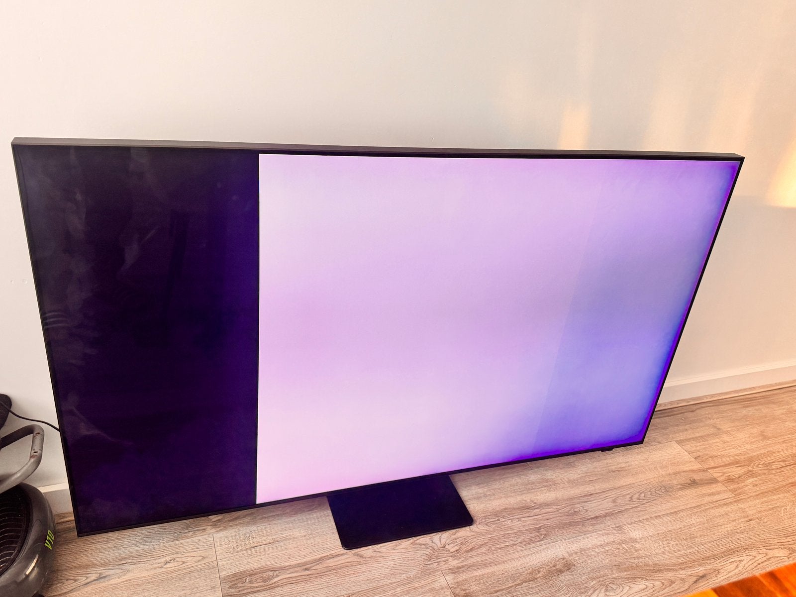 Defect Samsung 8k qled 65 inch tv qe65q700 geluid goed, Ophalen, QLED, 8k (UHD), Samsung