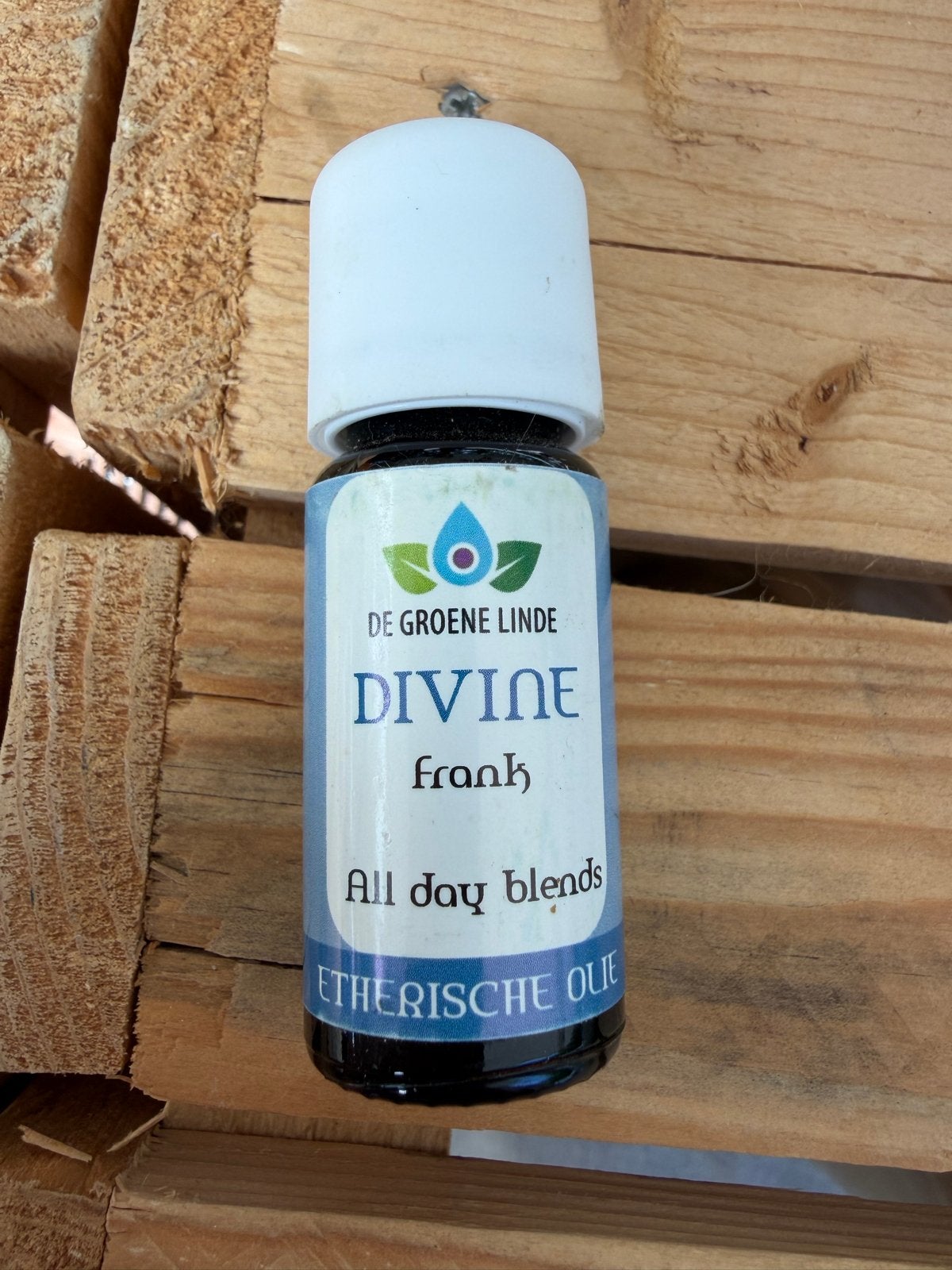 De Groene Linde Divine Frank Etherische Olie 10ml, Ophalen of Verzenden, Nieuw, Overige typen