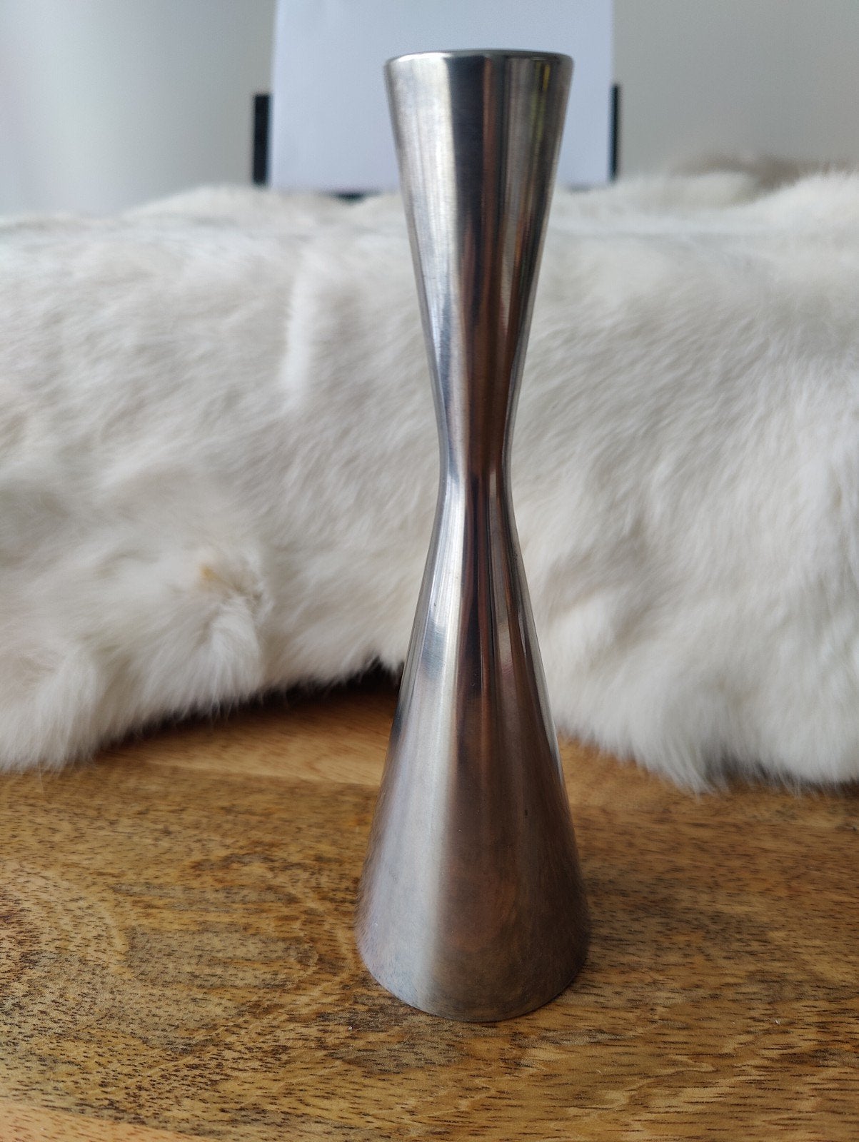 Ikea Pekkari rvs Vintage kandelaar 19 cm, Huis en Inrichting, Woonaccessoires | Kandelaars en Kaarsen, Ophalen of Verzenden, Kandelaar