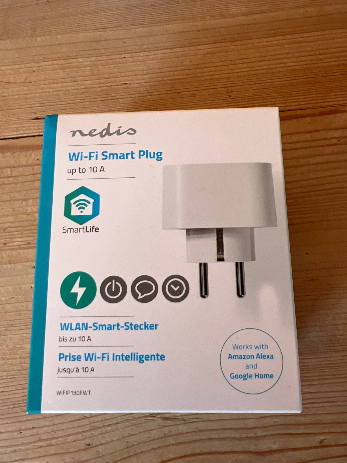 Nedis Wi-Fi Smart Plug - Slimme Stekker tot 10A, Ophalen of Verzenden, Nieuw