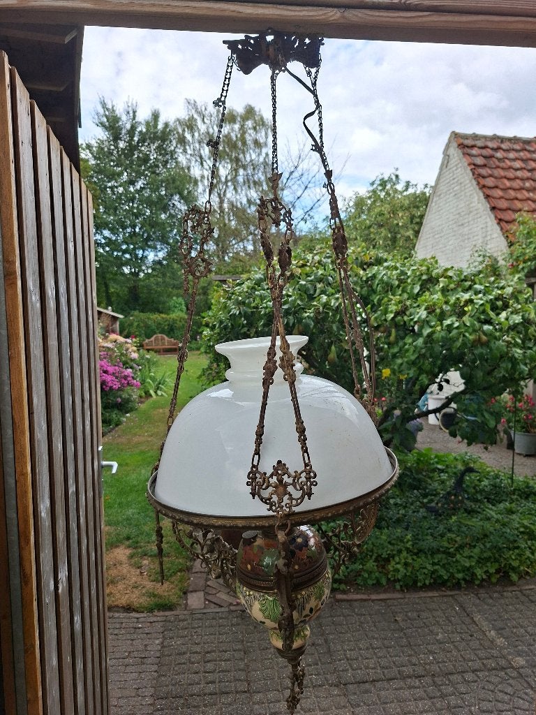 Antieke olielamp, Ophalen