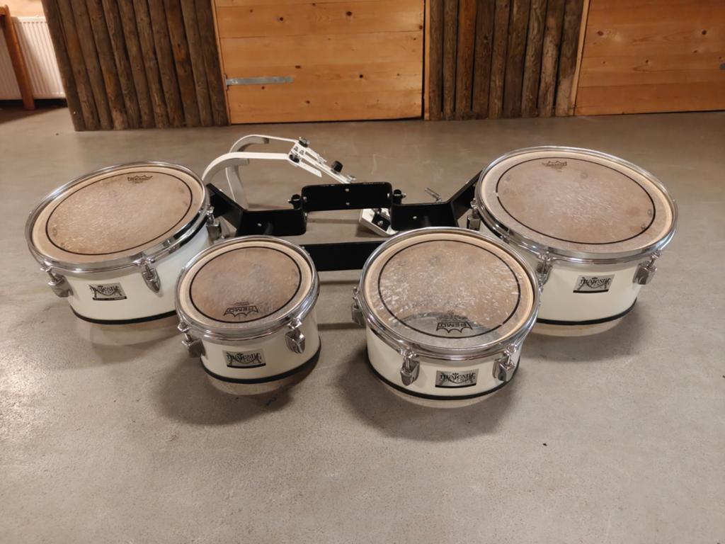 Majestic marching toms timtoms, Muziek en Instrumenten, Percussie, Ophalen, Gebruikt, Trommel