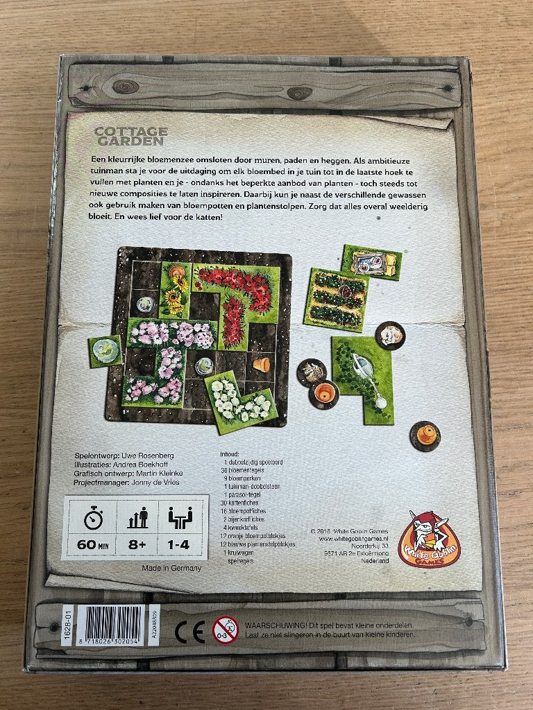 Cottage Garden Bordspel, Ophalen of Verzenden, Zo goed als nieuw