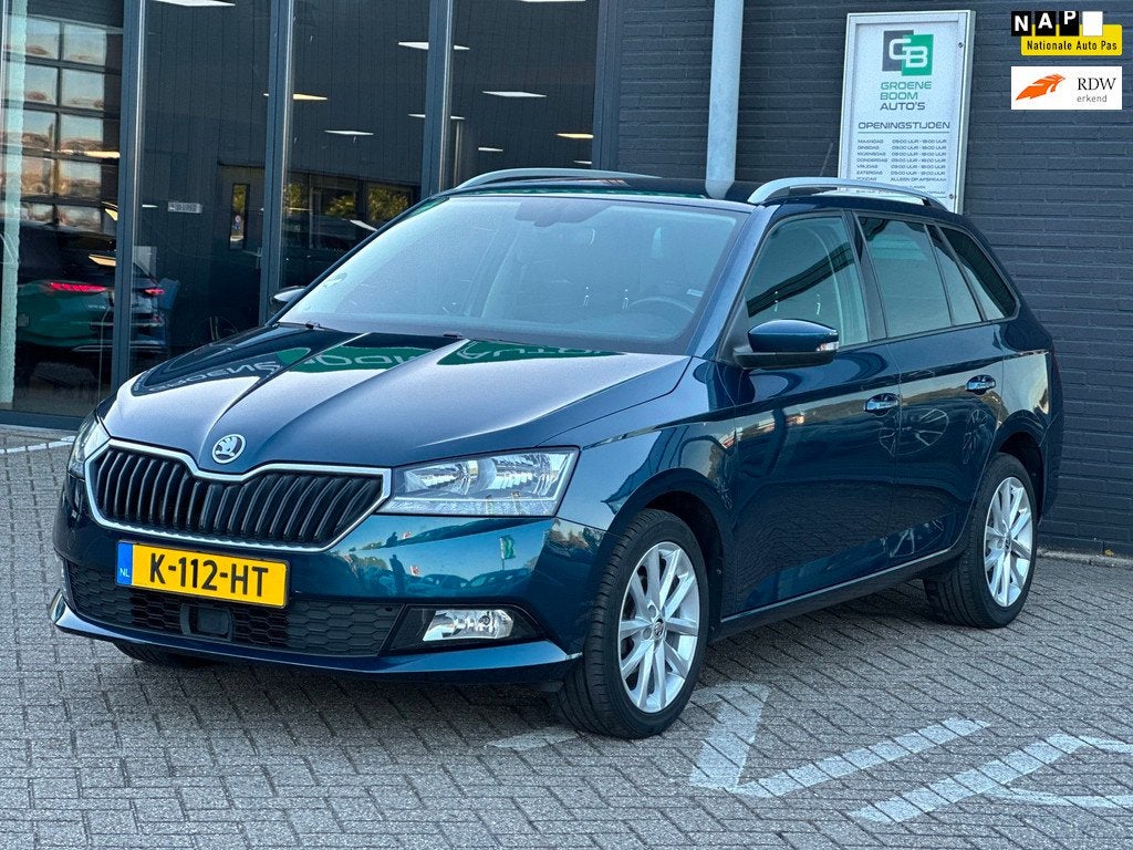 Skoda Fabia Combi 1.0 TSI Business Edition/1STE EIG/NAVI/APP, Auto's, Voorwielaandrijving, Parkeersensor, Stof, Gebruikt