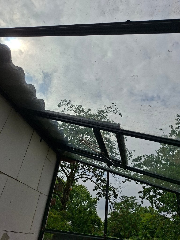 Tuinkas dakje, Tuin en Terras, Ophalen, Gebruikt, Muurkas, Overige materialen