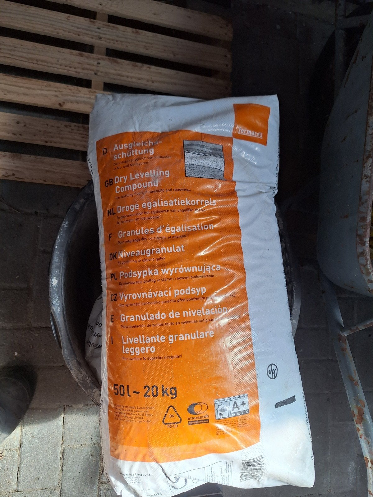 Fermacell Droge egalisatiekorrels 50L - 20kg, Ophalen of Verzenden, Nieuw
