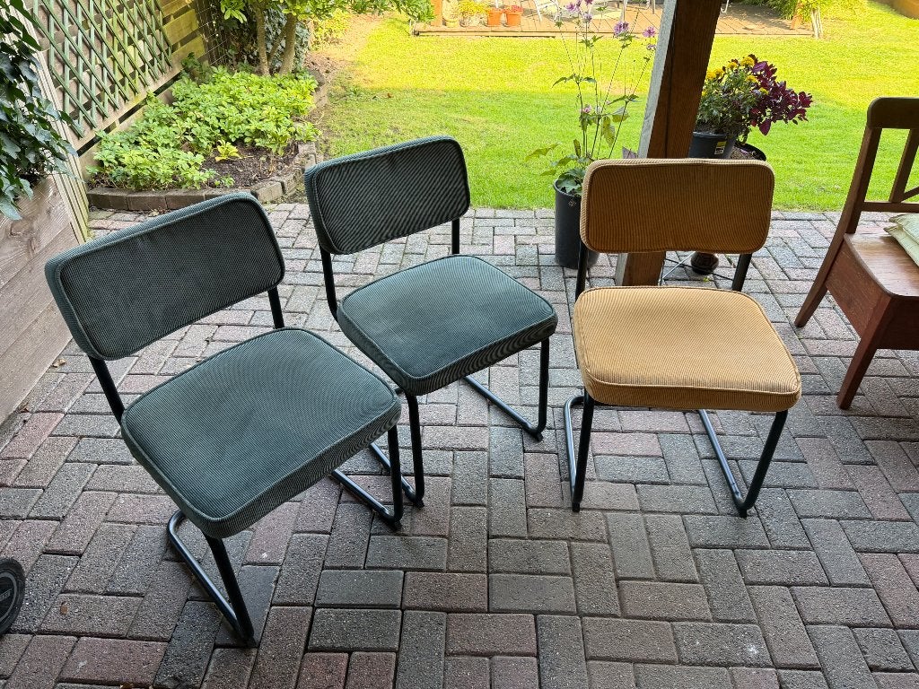 Eetkamer stoelen, Overige kleuren, Ophalen of Verzenden, Zo goed als nieuw, Stof