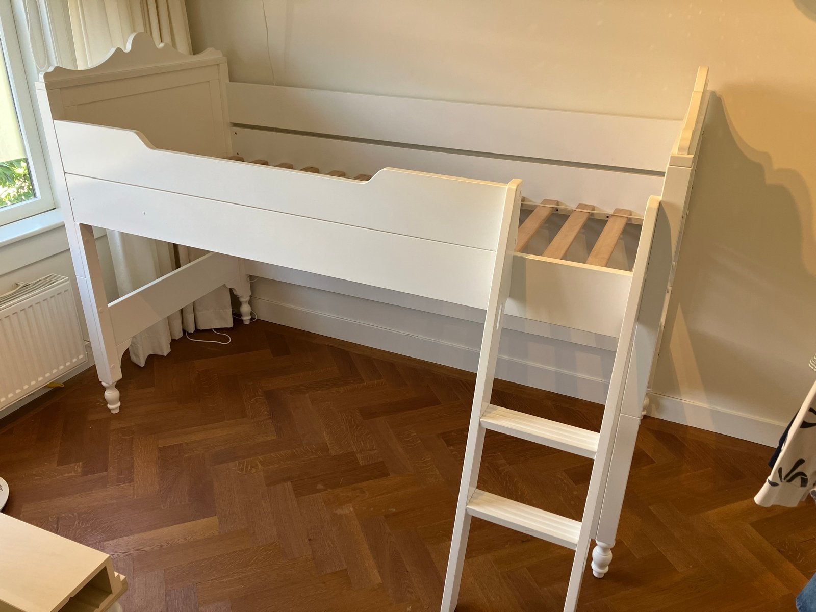 (Half)Hoogslaper voor kinderkamer, Huis en Inrichting, Ophalen, Gebruikt, 90 cm, Eenpersoons