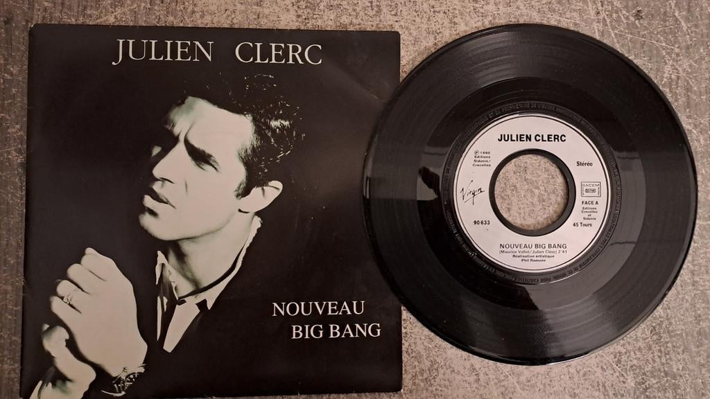 Julien clerc  - nouveau big bang, Gebruikt, Wereldmuziek, 7 inch, Single