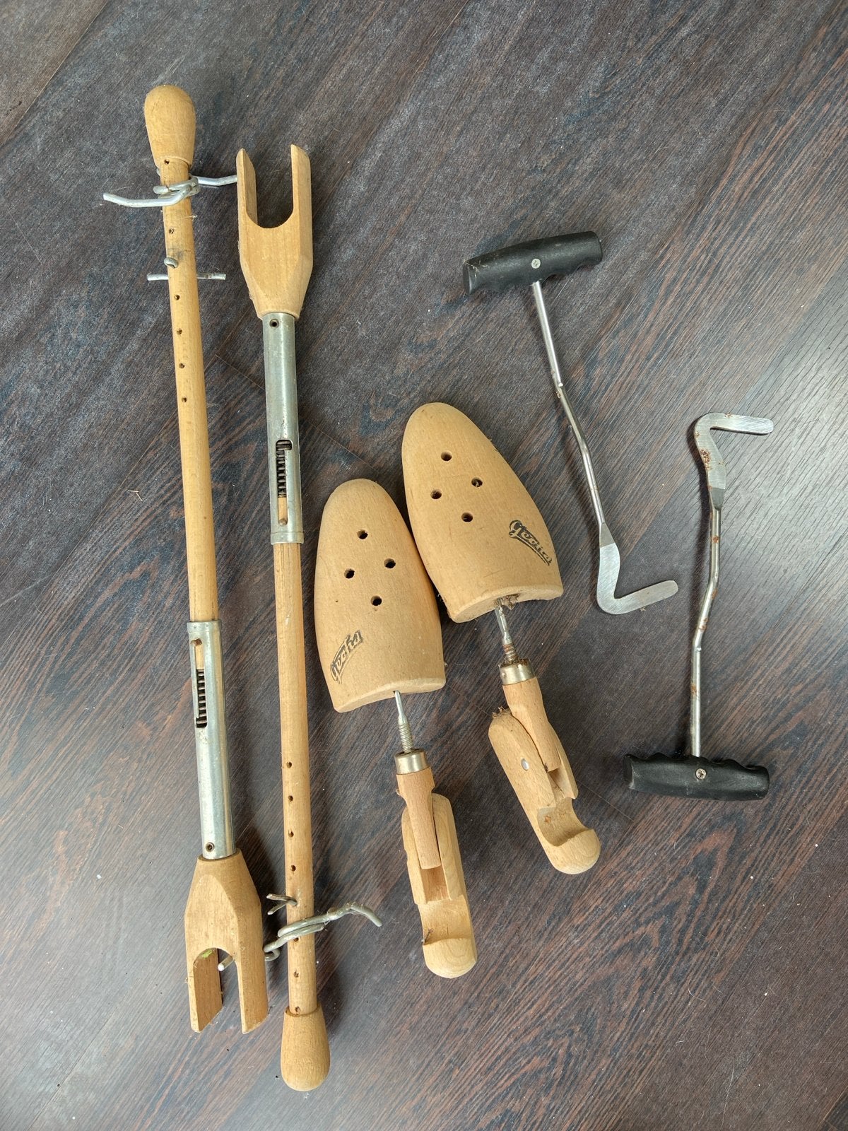 Houten laarzenspanners  set, Ophalen of Verzenden, Gebruikt, Overige typen