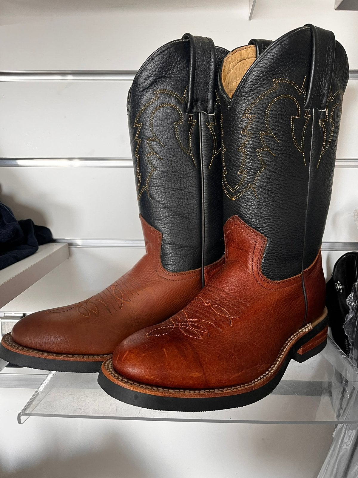 Western leren laarzen Billy Boots, Dieren en Toebehoren, Paardrijkleding, Ophalen of Verzenden, Nieuw, Schoeisel