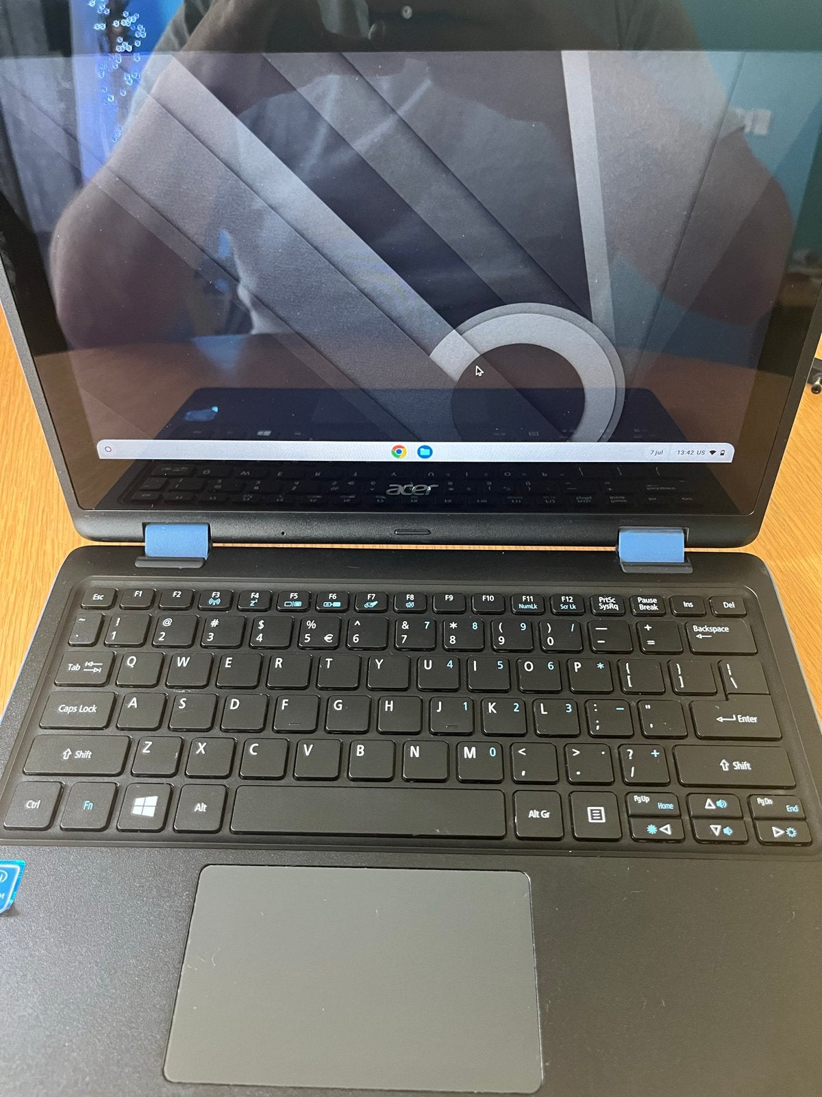 Acer Aspire R3-131T - Blauw - Goede staat, Computers en Software, Chromebooks, Ophalen, 4 GB of minder, Qwerty, Touchscreen