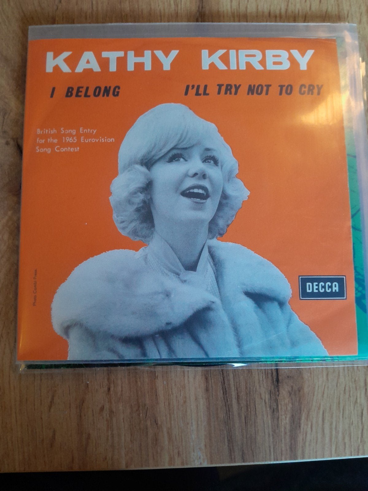 kathy kirby 7 inch i belong, Ophalen of Verzenden, Zo goed als nieuw, Pop