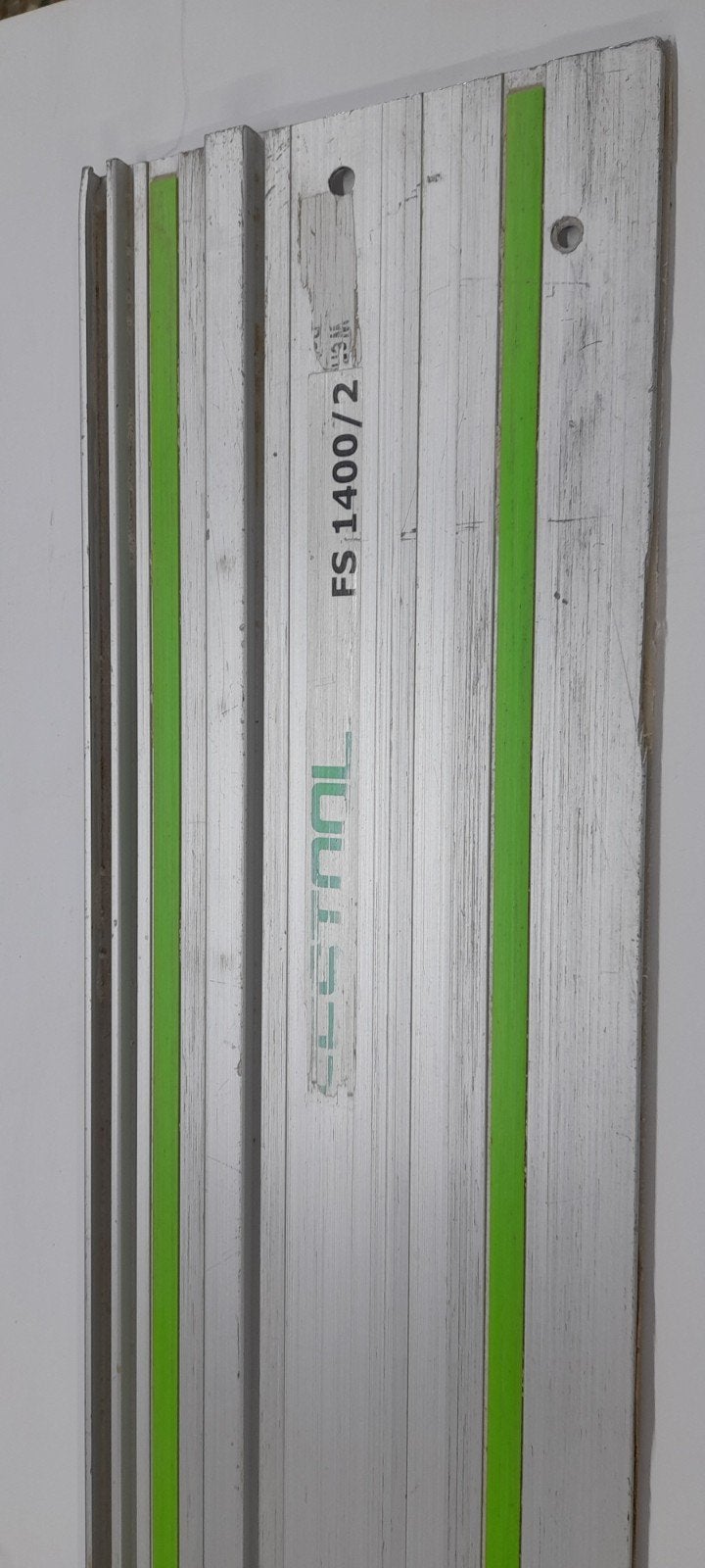 Festool  geleiderail  140cmlang, Ophalen, 1200 watt of meer, Invalzaag, 30 tot 70 mm