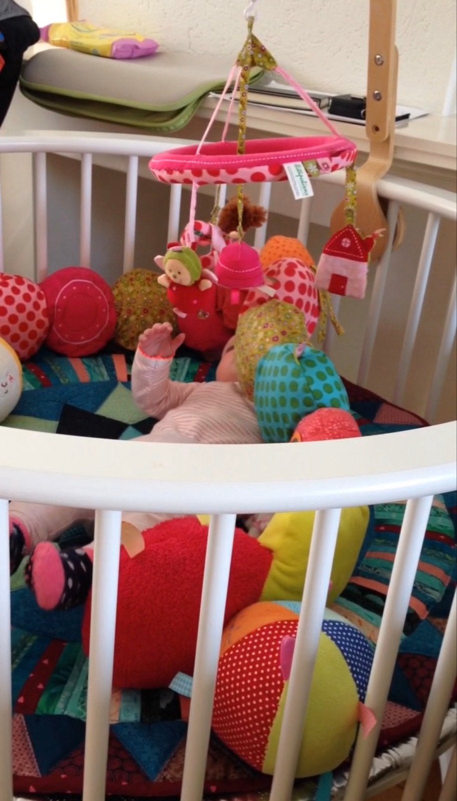 Bopita Rondo Basic Box Wit incl. Lilliputiens accessoires, Kinderen en Baby's, Ophalen, Gebruikt, Rond, In hoogte verstelbaar