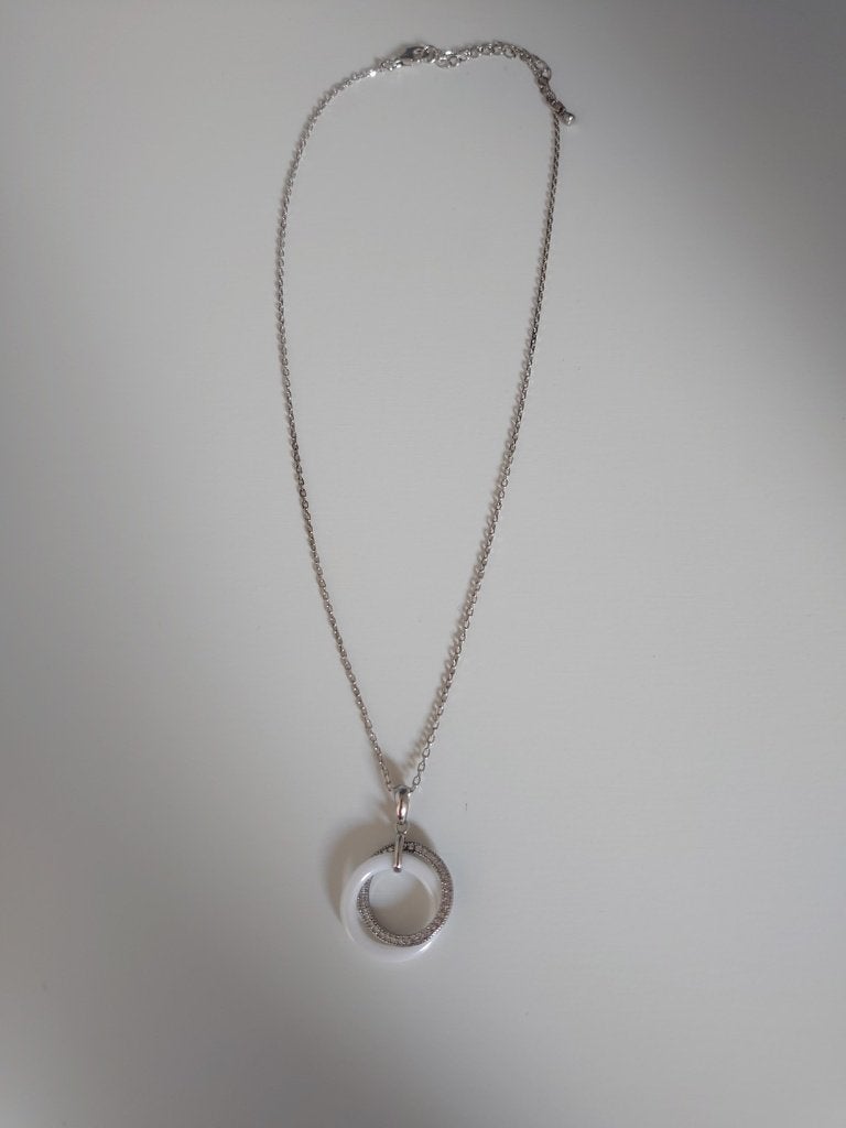 Ketting Bijou Brigitte, Ophalen of Verzenden, Nieuw, Zilver, Overige materialen