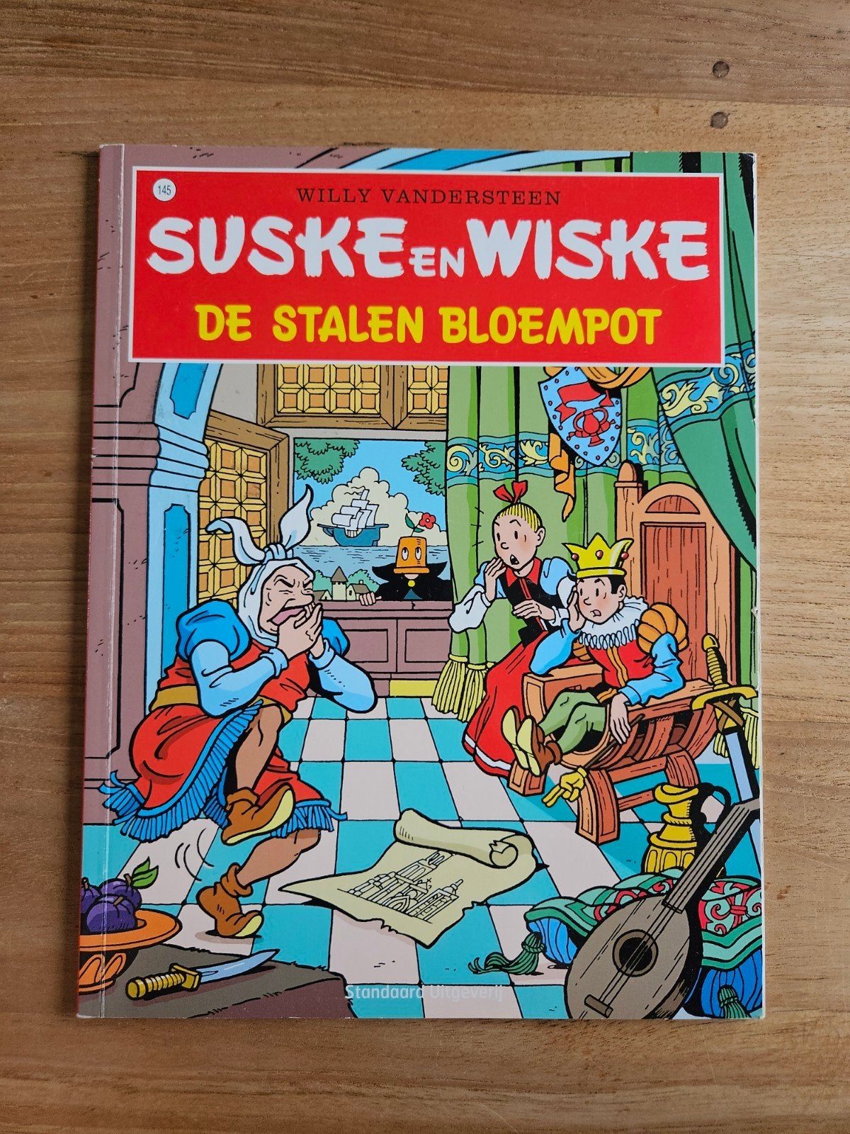 Suske en Wiske - De Stalen Bloempot 145, Eén stripboek, Ophalen of Verzenden, Gelezen, Willy Vandersteen