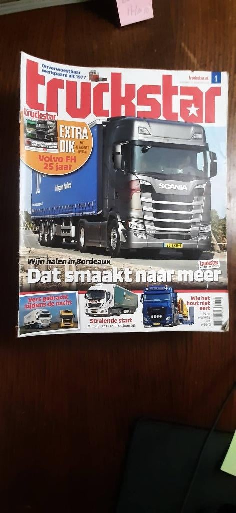 Truckstar magazine jaargang 2019 mist 8/9 redelijk truckers, Boeken, Ophalen of Verzenden, Gelezen, Truckstar, Vrachtwagen