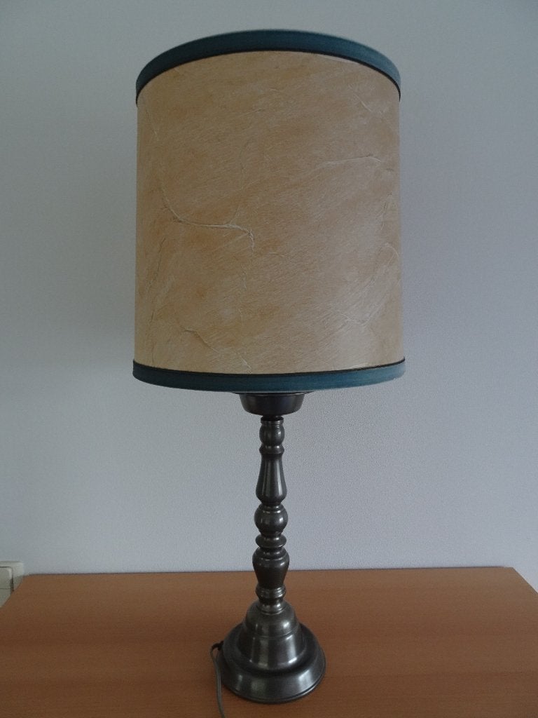 Lamp met metalen voet, tafellamp, Ophalen, Overige merken, Overige stijlen, E27 (groot)