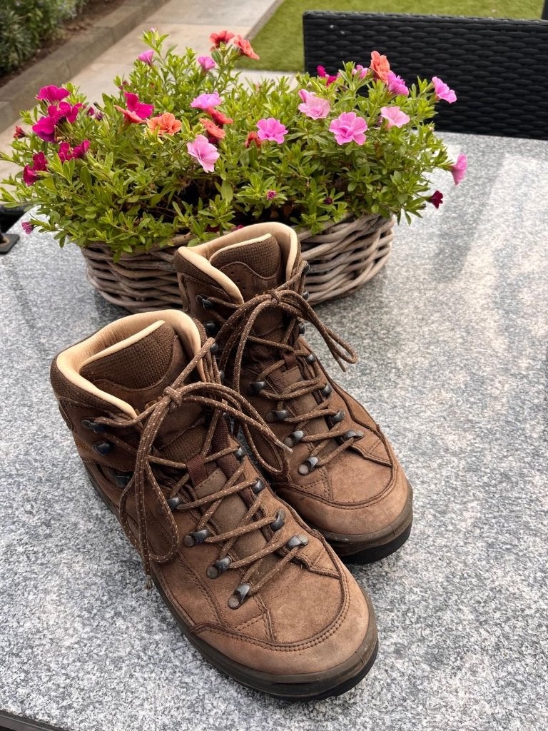 Lowa Renegade LL Mid WS wandelschoenen maat 41, Ophalen of Verzenden, Gedragen, Bruin, Wandelschoenen of Bergschoenen