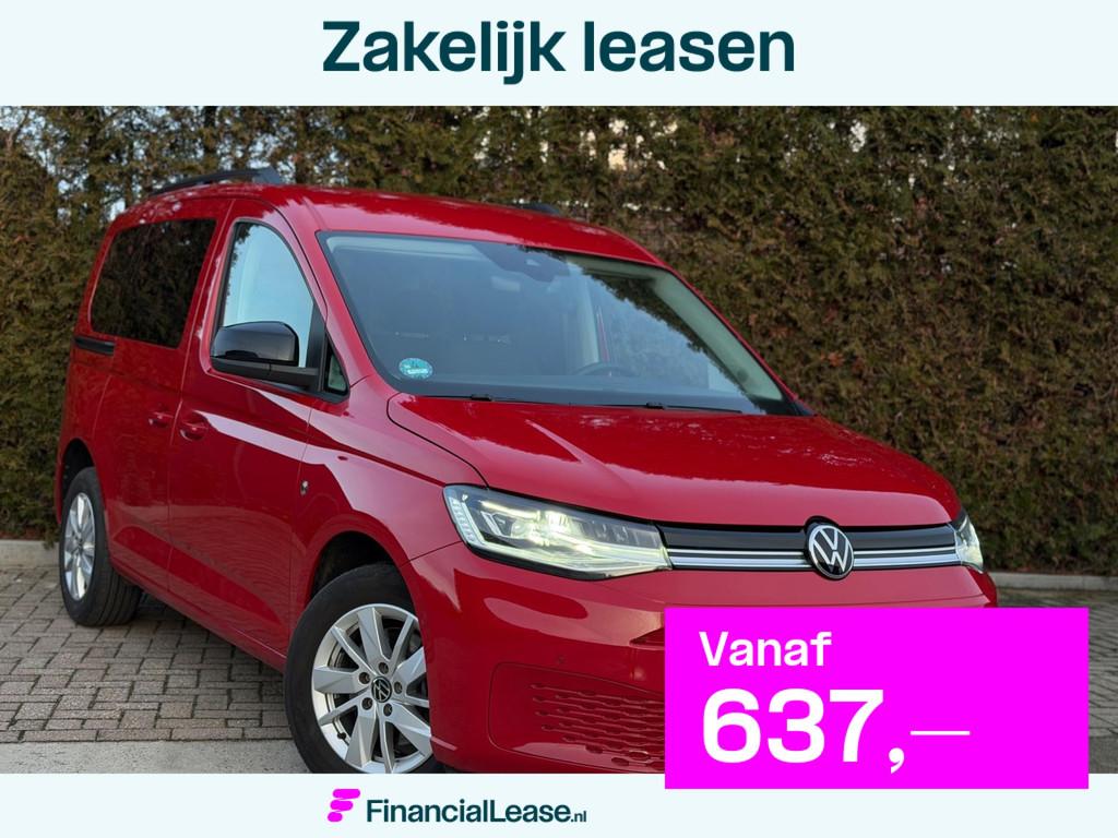 Volkswagen Caddy Combi 1.5 TSI Style 5p Camera Standkachel, Stof, Zwart, 116 pk, Bedrijf