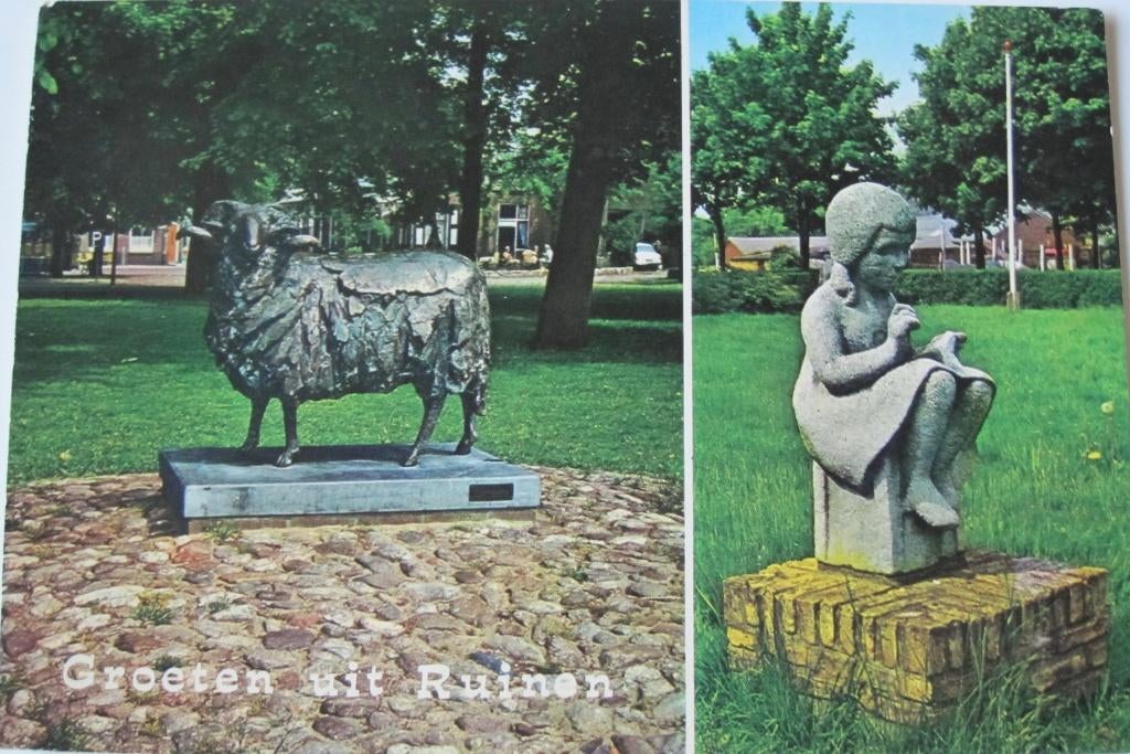 Twee keer groeten uit Ruinen - Drenthe - nieuw, Verzenden, 1980 tot heden, Ongelopen, Drenthe