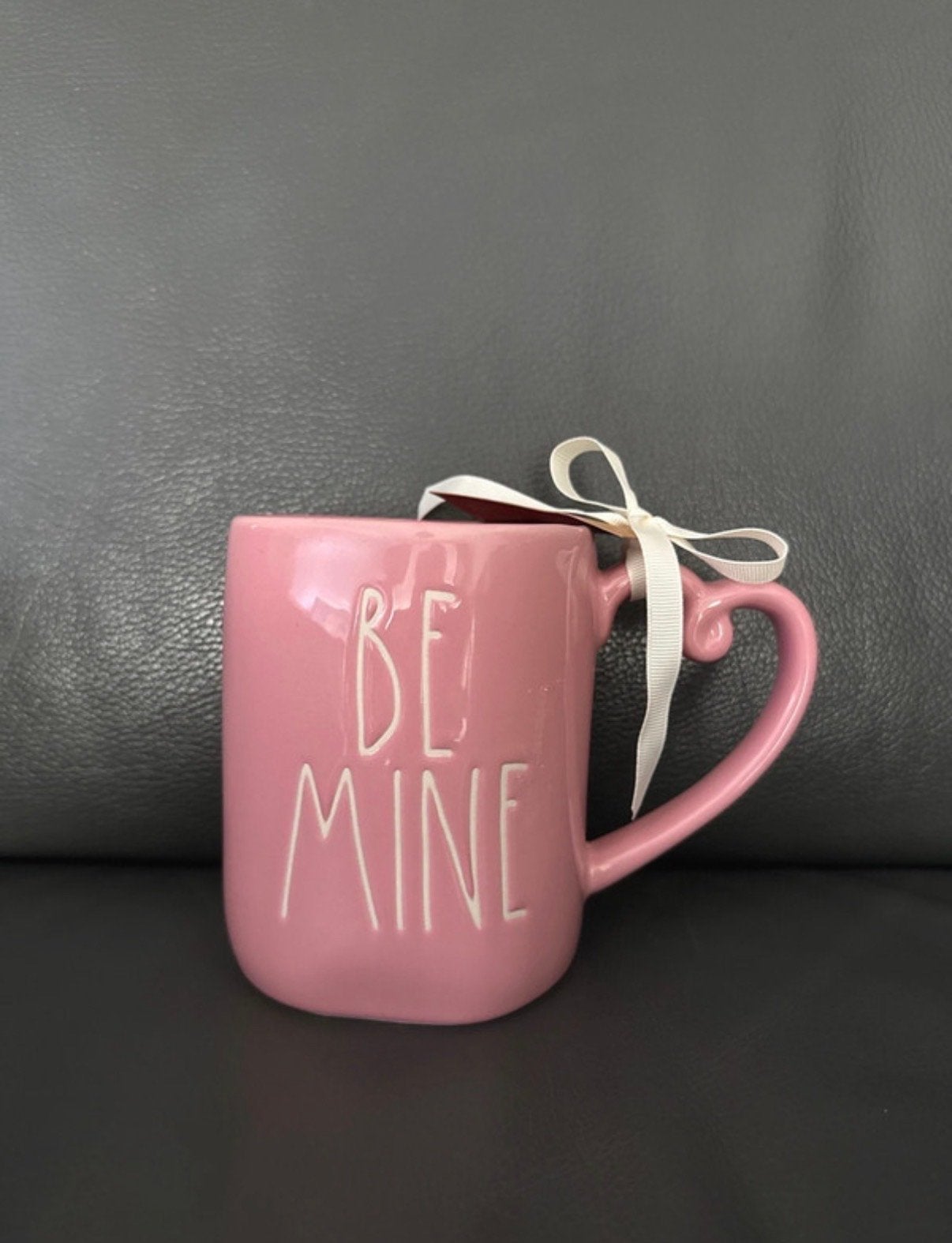 Rae Dunn "Be Mine" mok - Roze keramische mok, Overige typen, Nieuw, Ophalen of Verzenden, Roze