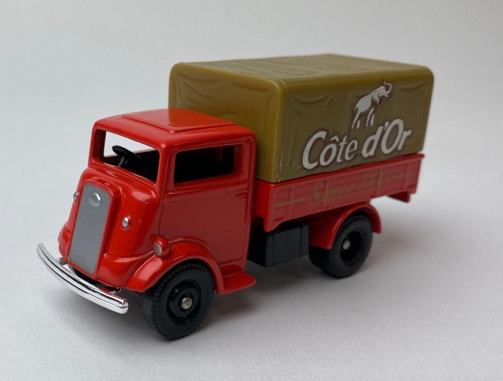 Atlas 1:43 Ford Fordson 7V - Cote Dor rood, Overige merken, -, Nieuw, Ophalen of Verzenden
