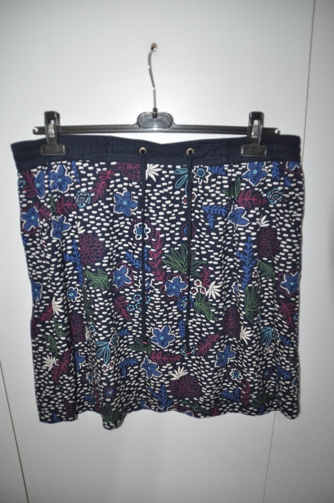 Tuw109 Cecil Rok maat XL Blauw Paars groen wit, Kleding | Dames, Grote Maten, Ophalen of Verzenden, Zo goed als nieuw, Blauw, Rok
