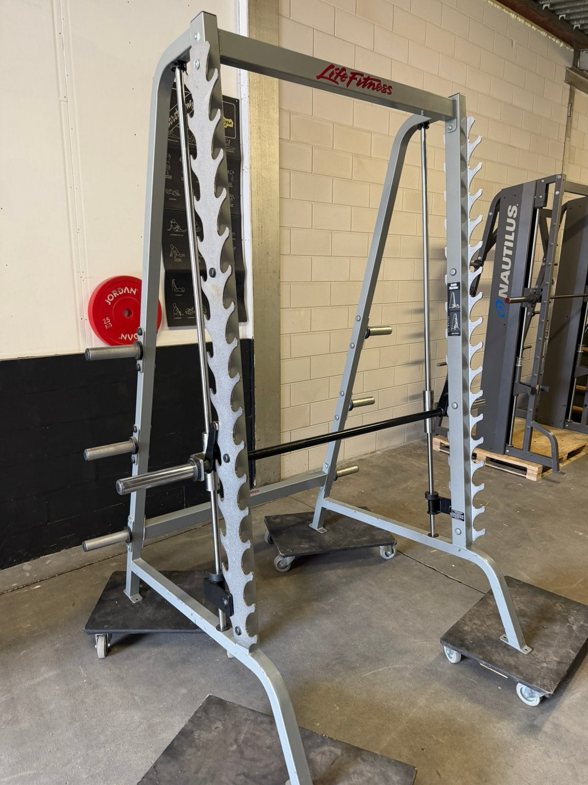 Life Fitness smith machine/half rack, Ophalen, Gebruikt, ., Overige typen