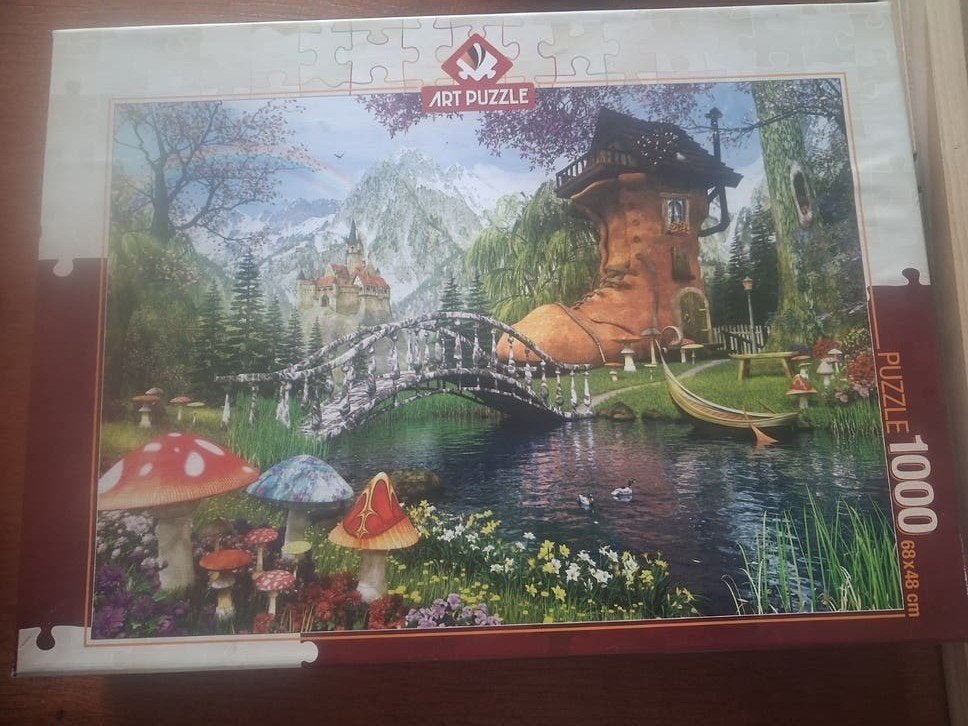 Art puzzel 1000stuks compleet zgan, Ophalen of Verzenden
