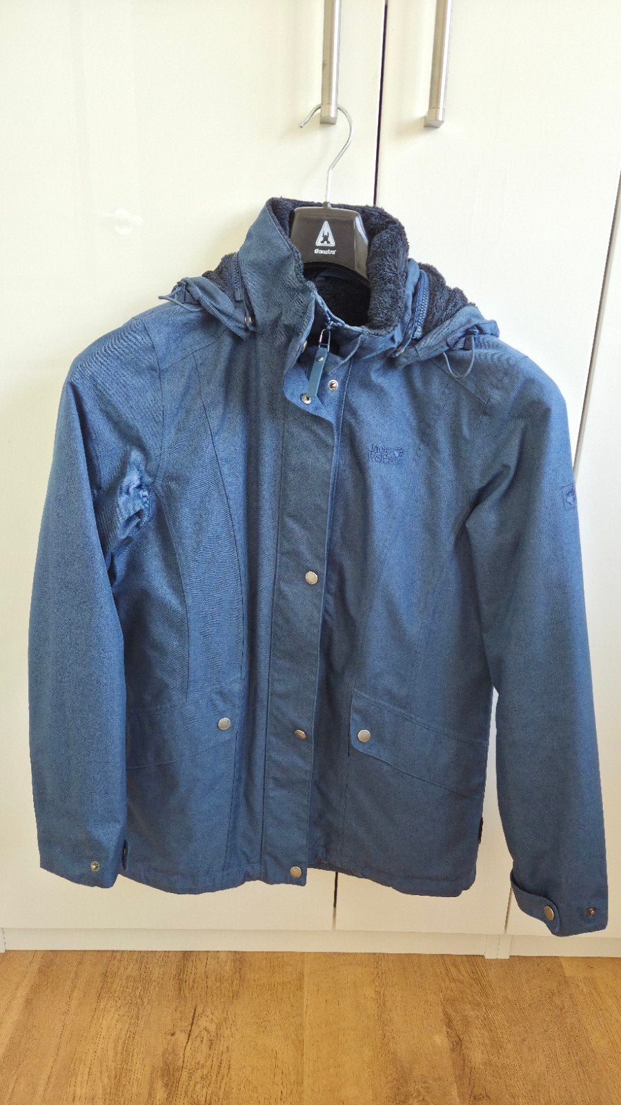 Jack Wolfskin Park Avenue Jas Dames Maat M / 40, Maat 38/40 (M), Blauw, Ophalen of Verzenden, Zo goed als nieuw