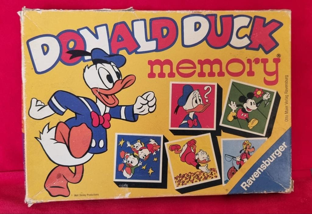 Donald Duck memory vintage, Verzenden, Gebruikt