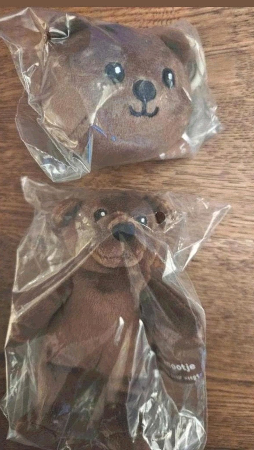 Nieuwe Lotgenootje beer, tashanger + sleutelhanger knuffel, Ophalen, Nieuw, Knuffel of Figuurtje