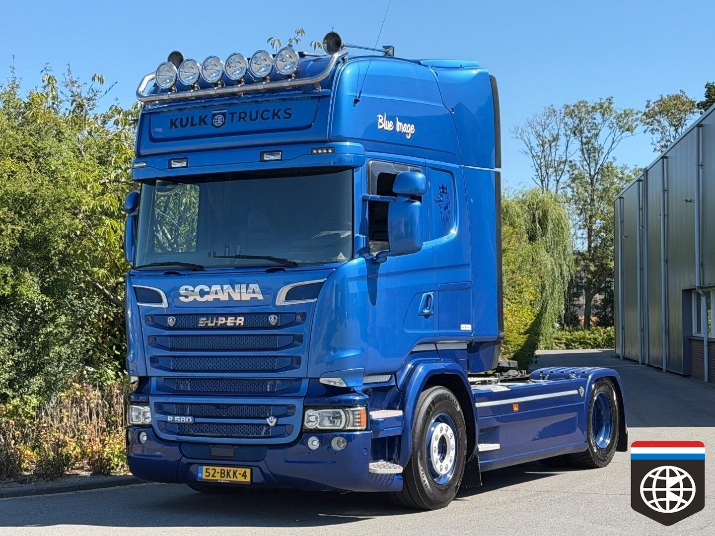 Scania R580 King of the Road - Vol lucht geveerd - 2x tank -, Auto's, Achterwielaandrijving, Euro 6, Bedrijf, 2 stoelen