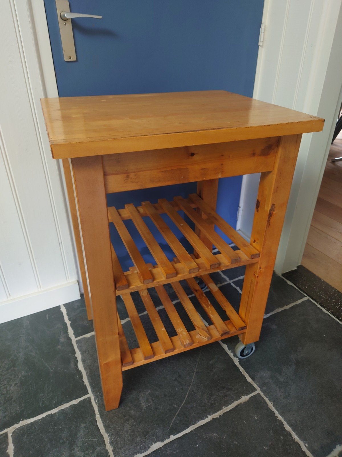 IKEA Houten Keukentrolley (60x50 x 85H), Ophalen, Gebruikt, Hout, IKEA