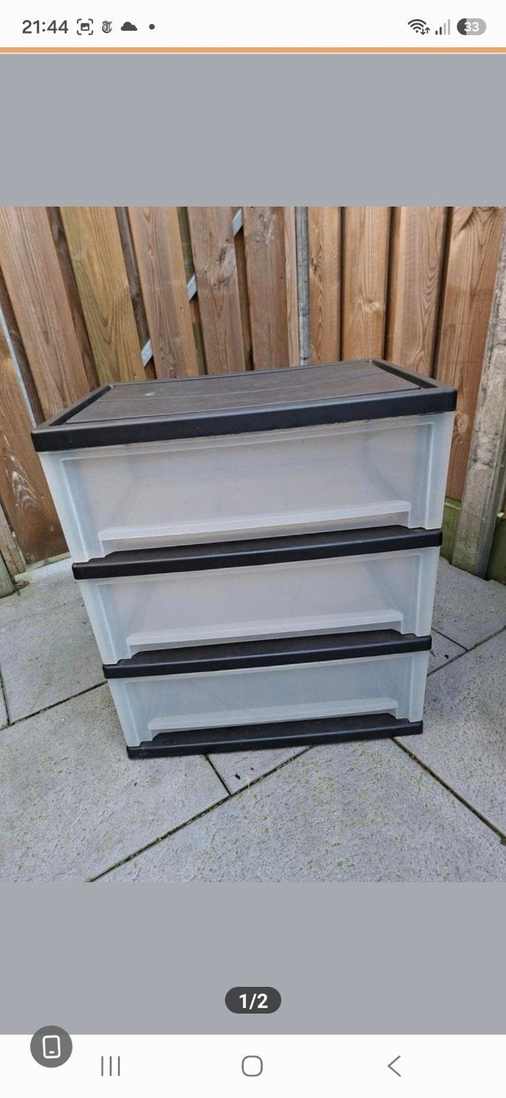 Ladekast, Huis en Inrichting, Kasten | Ladekasten, Ophalen, 50 tot 100 cm, 3 of 4 laden, Minder dan 100 cm