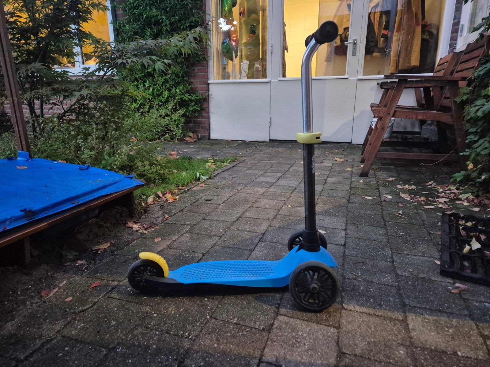 Oxelo B1 step voor kinderen - Blauw/Geel, Ophalen, Gebruikt, Gewone step, Oxelo (Decathlon)