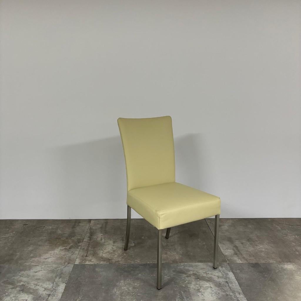 Eetkamerstoel - Bert Plantagie - Novara, Huis en Inrichting, Stoelen, Ophalen, Overige kleuren, Nieuw, Leer