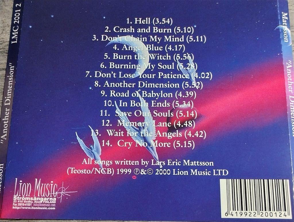 Mattsson - Another Dimension, Ophalen of Verzenden, Zo goed als nieuw