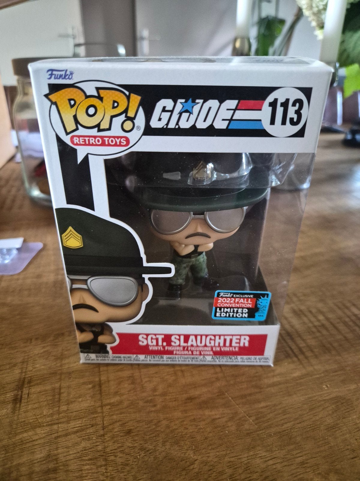 Funko Pop! G.I. Joe Sgt. Slaughter #113 Retro Toys, Ophalen of Verzenden, Nieuw