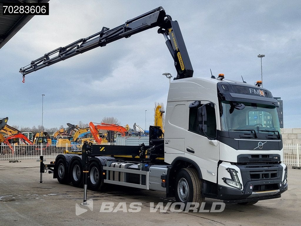 Volvo FMX 500 8X4 NEW! Palfinger PK33002 EH Crane + HT22TEC, Automaat, Euro 6, Wit, Bedrijf