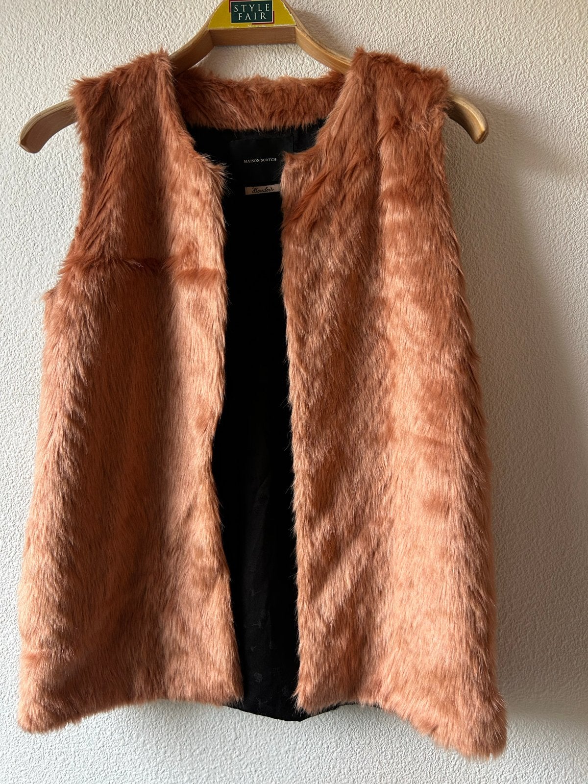 Maison Scotch faux fur gilet - Maat M, Kleding | Dames, Verzenden, Zo goed als nieuw, Maat 38/40 (M), Overige kleuren
