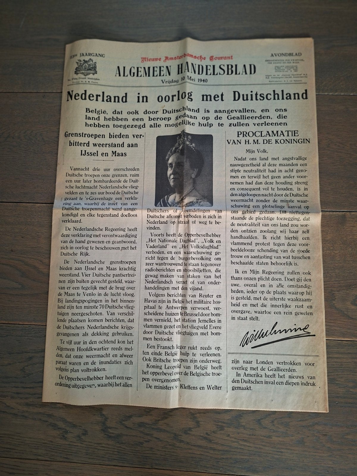 Krant 10 mei 1940, Ophalen, Overige soorten, Nederland, Boek of Tijdschrift
