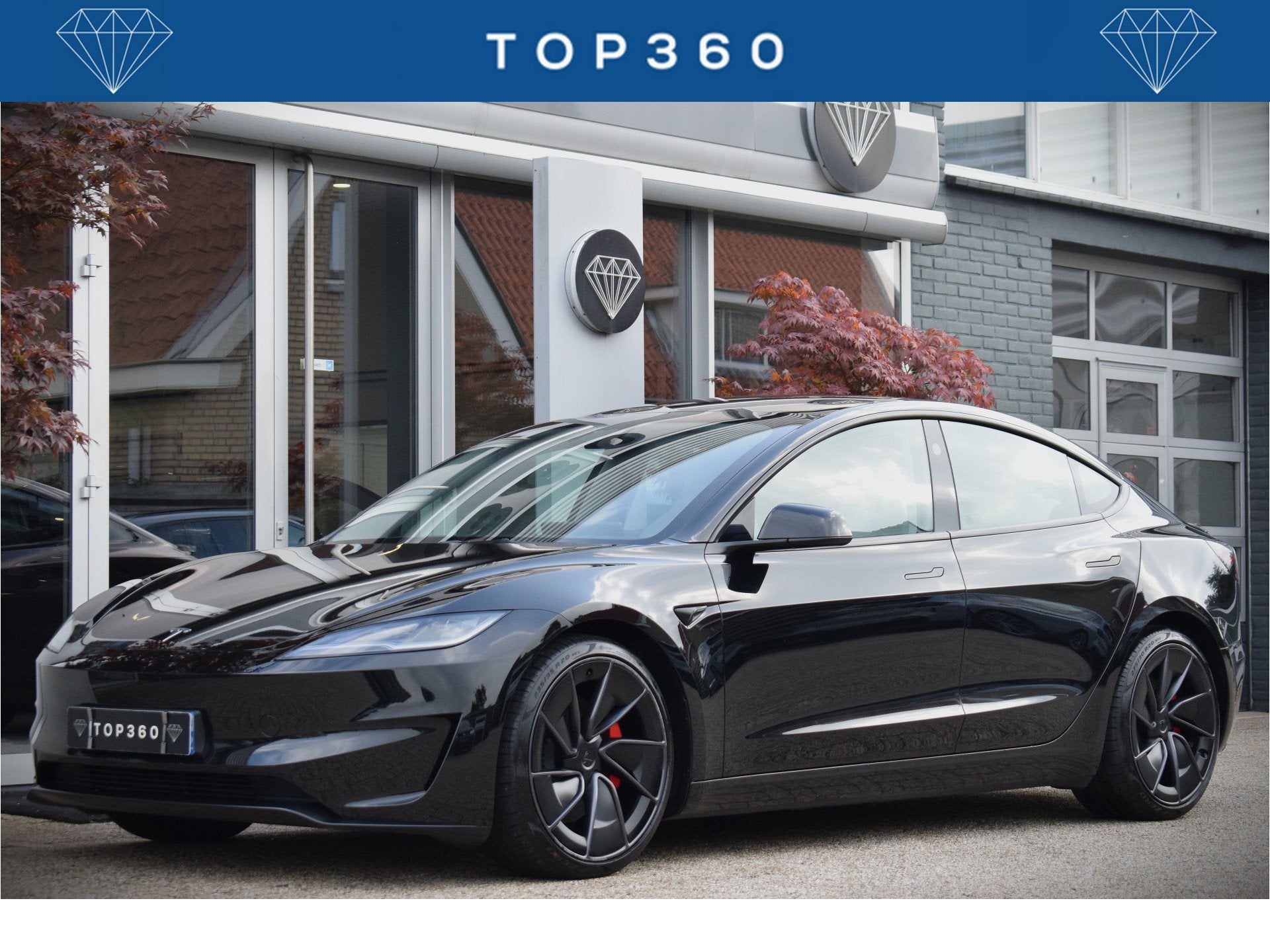 Tesla Model 3 Performance AWD 78 kWh Unieke auto! Slechts 30, Auto's, Automaat, Gebruikt, 1829 kg, Zwart