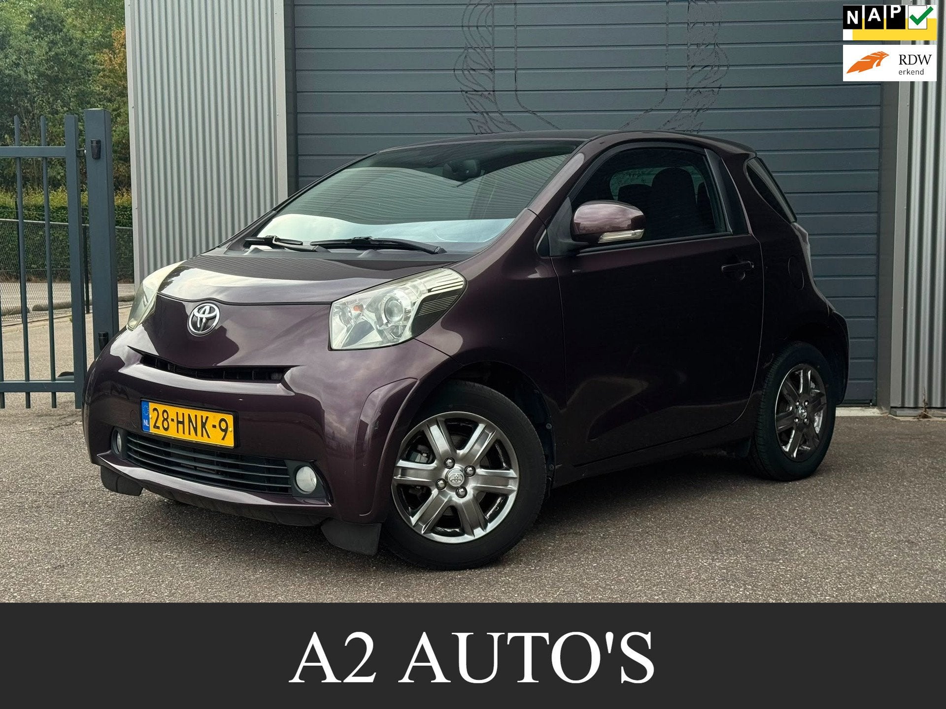Toyota IQ 1.0 VVTi Aspiration Automaat|Clima|Nap, Stof, Gebruikt, Zwart, Overige kleuren