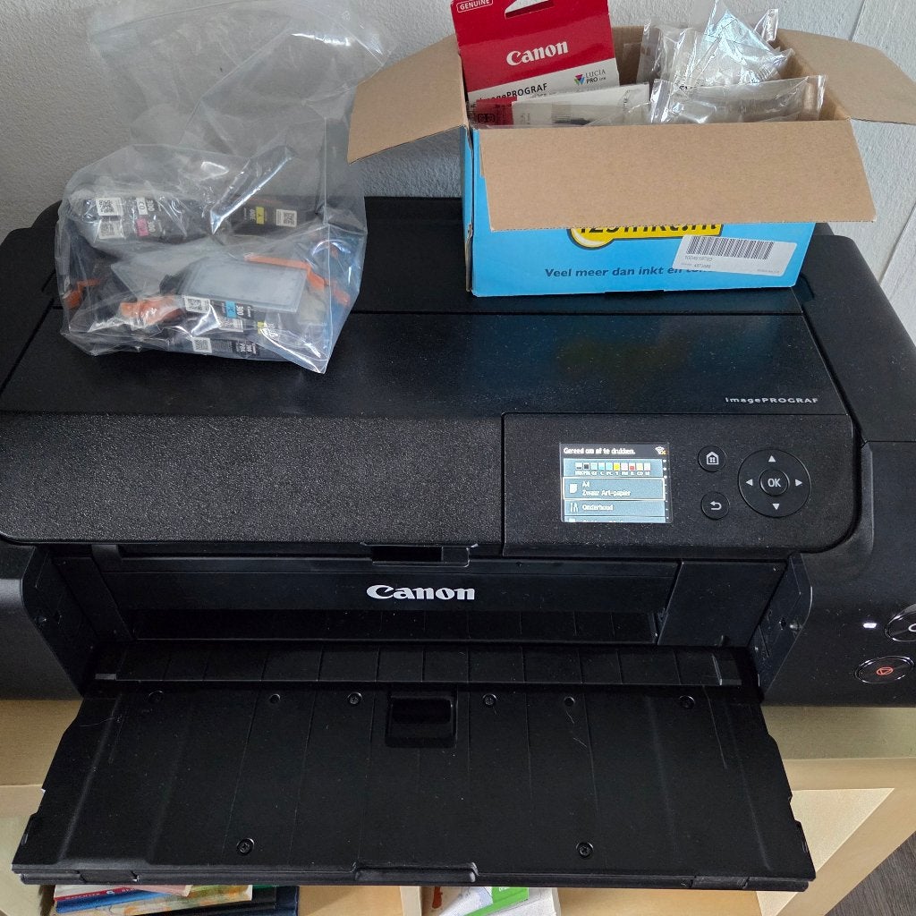 Canon imagePROGRAF pro 300, Computers en Software, Canon imageprograf, Gebruikt, Fotoprinter, Inkjetprinter